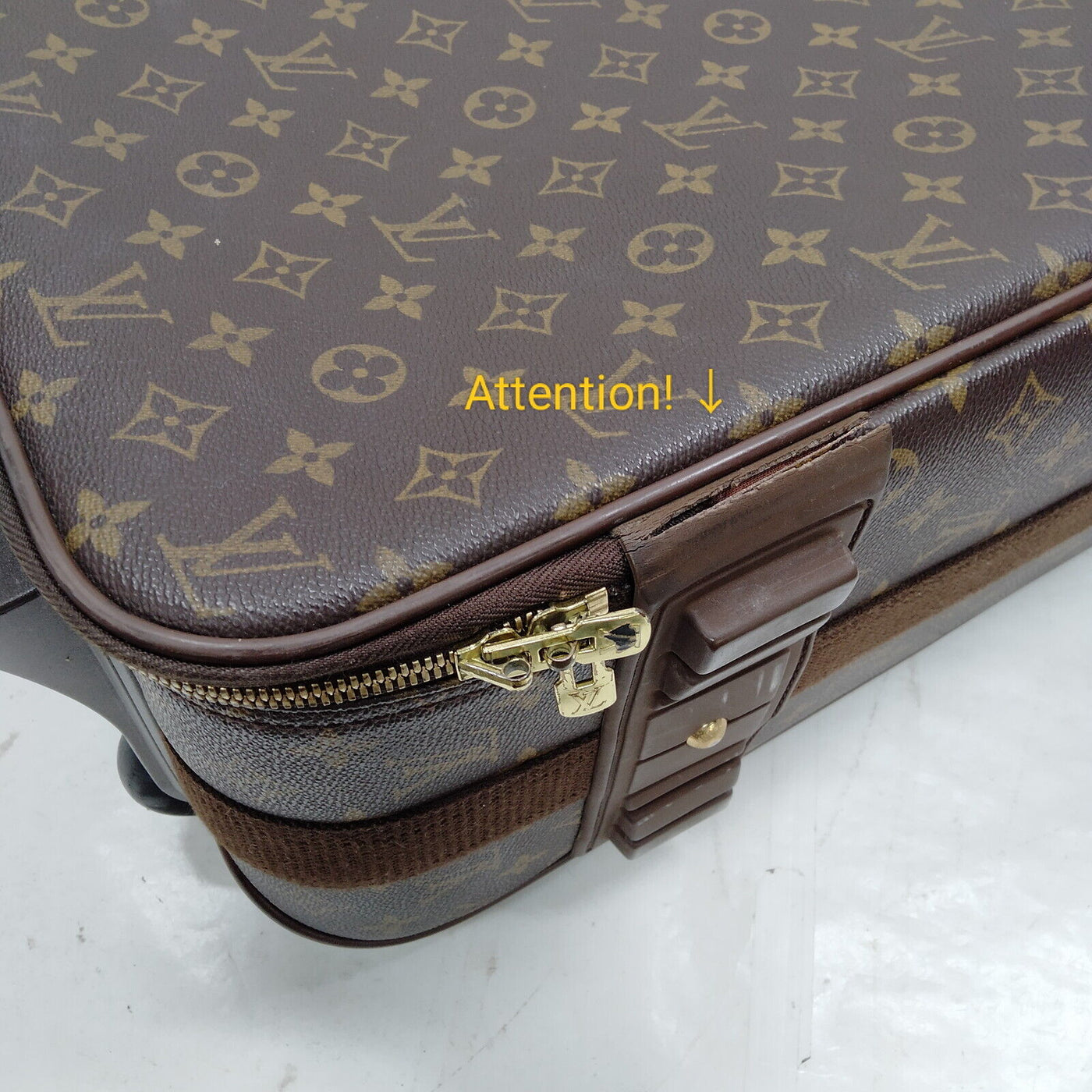 Louis Vuitton Pegase 45 Brown Monogram Travel Bag - Luxury Cheaper