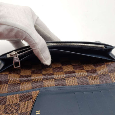 Louis Vuitton Portefeuille Brazza Damier Ebene Long Wallet - Luxury Cheaper