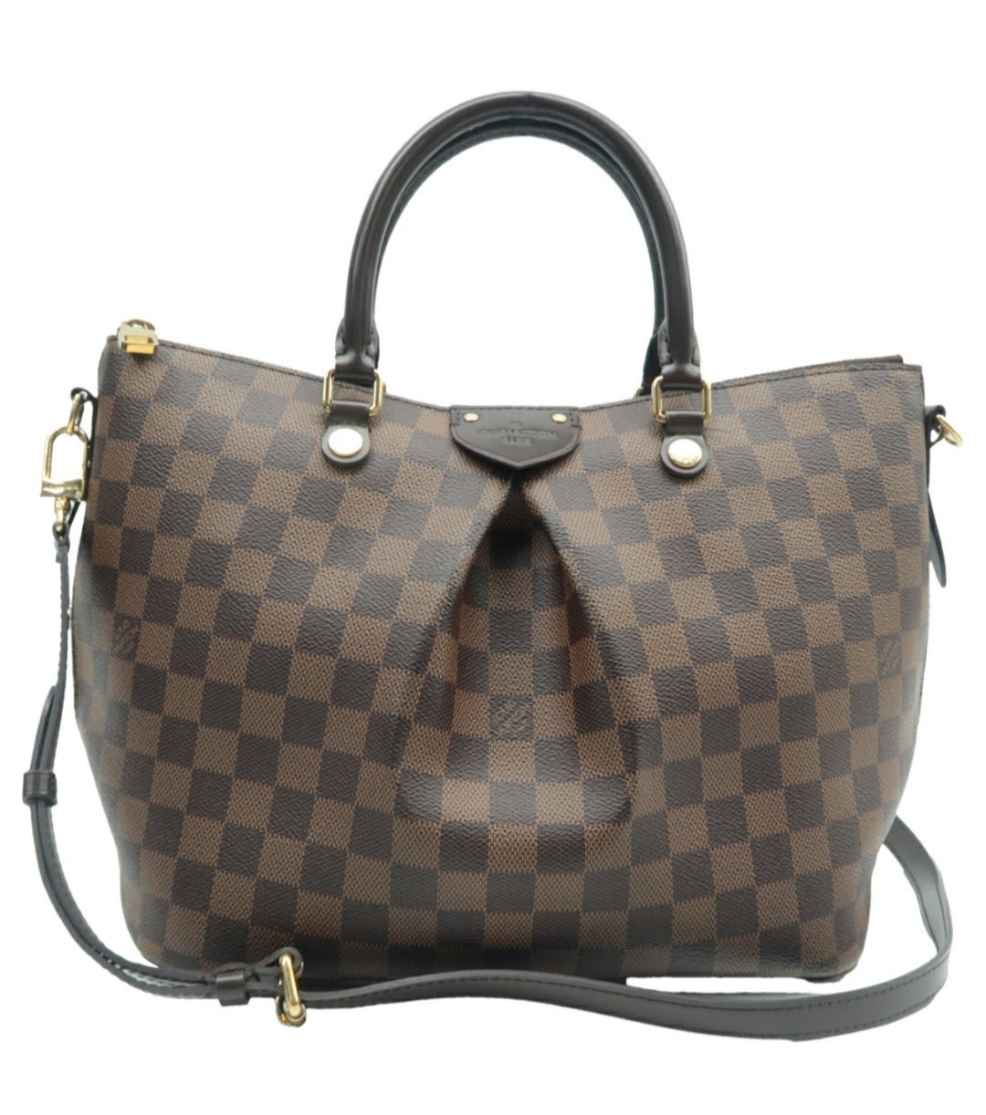 Louis Vuitton Siena Brown MM Damier Ebene Canvas Shoulder Bag - Luxury Cheaper