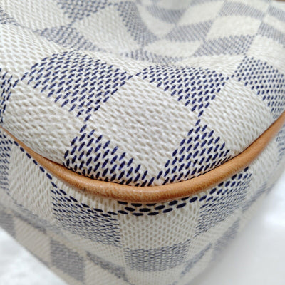 Louis Vuitton Siracusa PM White Damier Azur Crossbody Bag - Luxury Cheaper