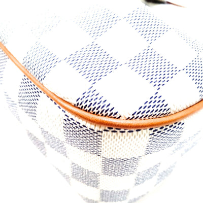 Louis Vuitton Siracusa PM White Damier Azur Crossbody Bag - Luxury Cheaper