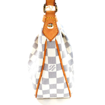 Louis Vuitton Siracusa PM White Damier Azur Crossbody Bag - Luxury Cheaper