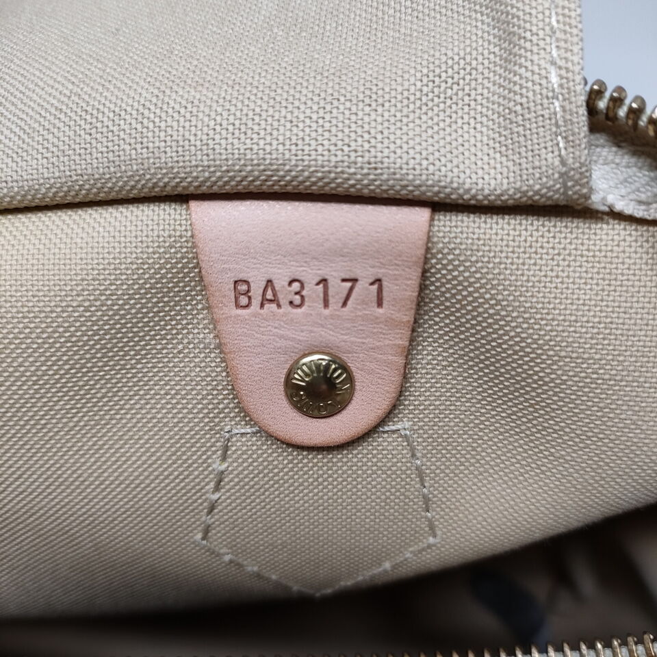 Louis Vuitton Speedy 30 White Damier Azur Hand Bag - Luxury Cheaper