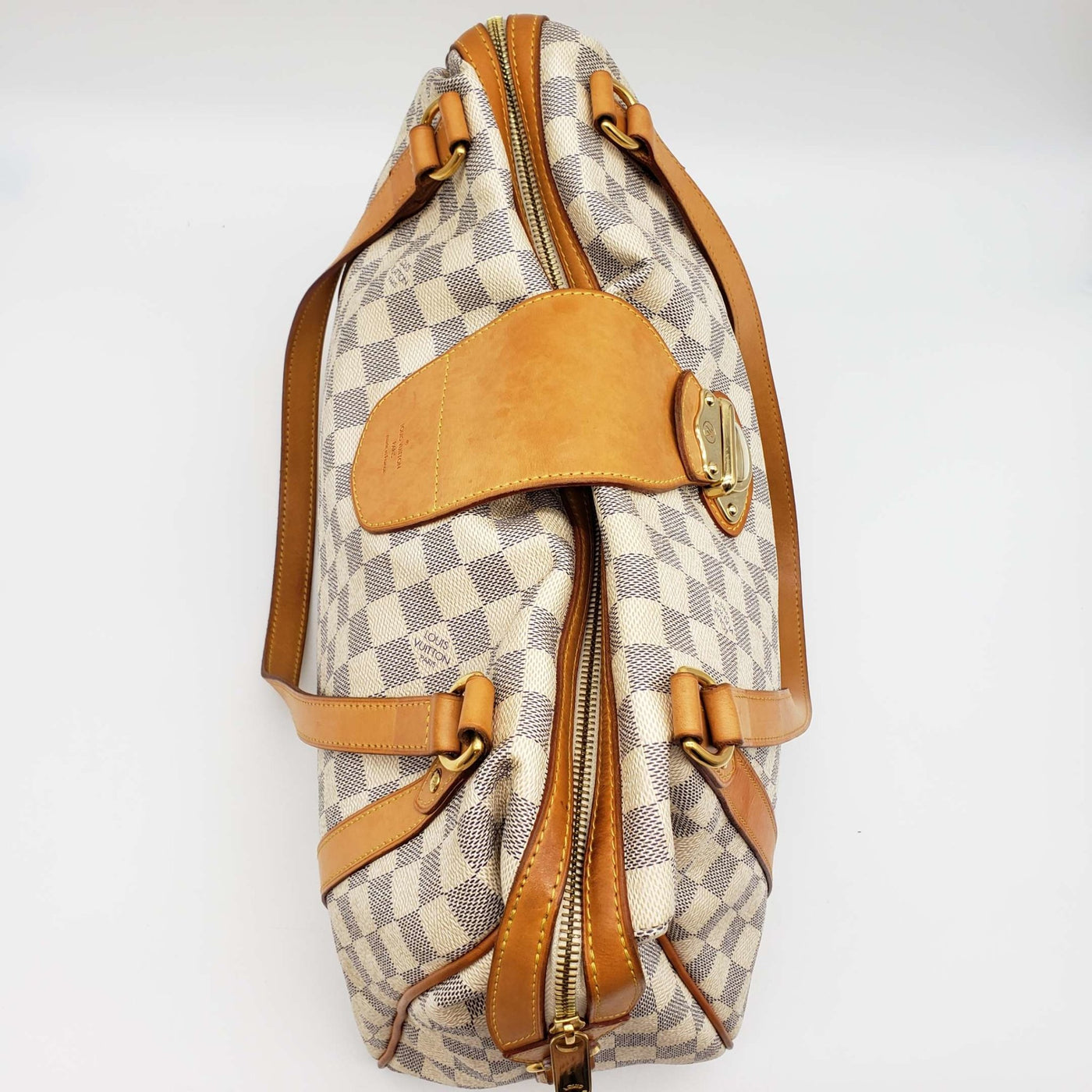 Louis Vuitton Stresa GM White Damier Azur Shoulder Bag - Luxury Cheaper