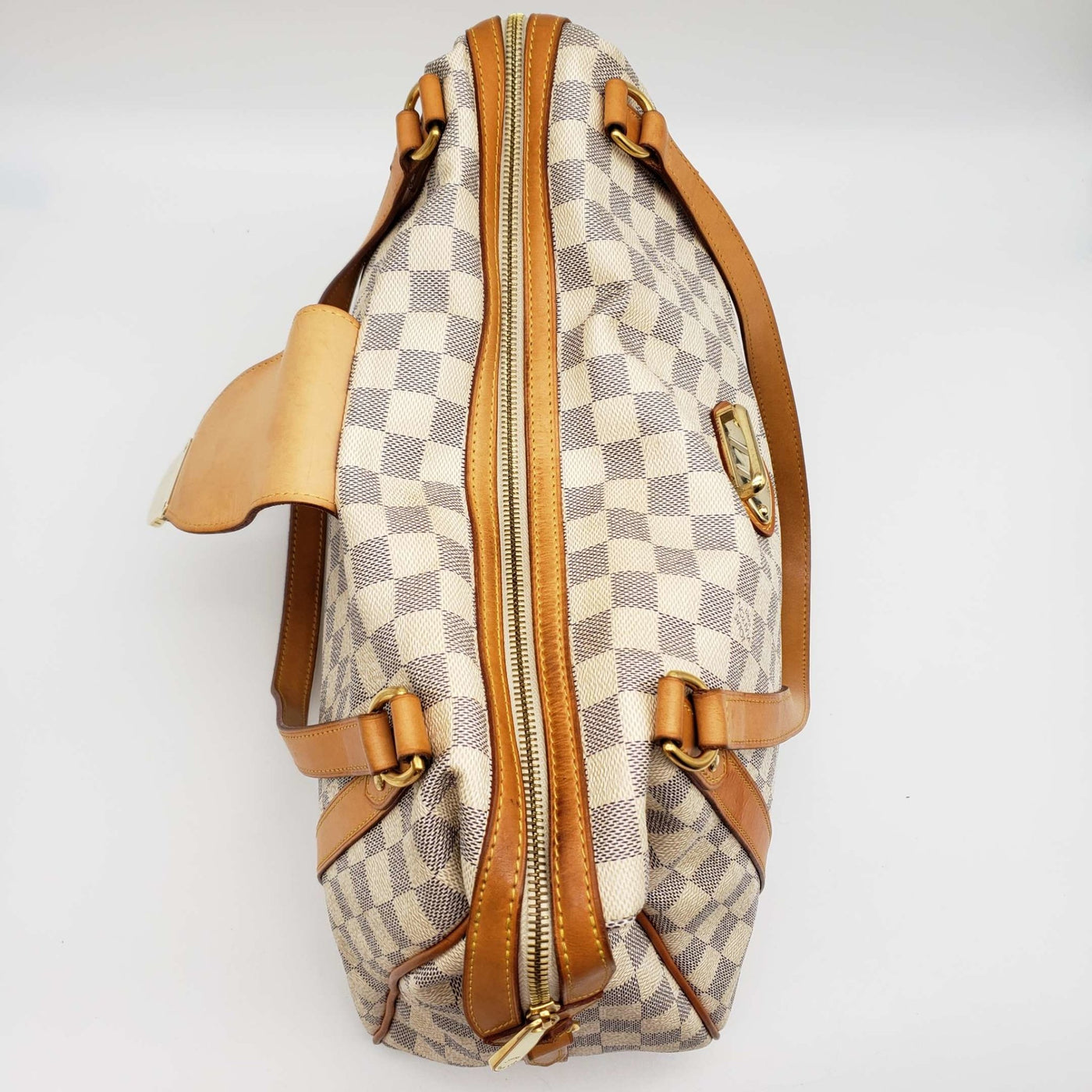 Louis Vuitton Stresa GM White Damier Azur Shoulder Bag – Luxury