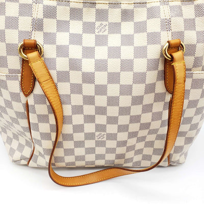 Louis Vuitton Totally MM Damier Azur Shoulder Bag - Luxury Cheaper