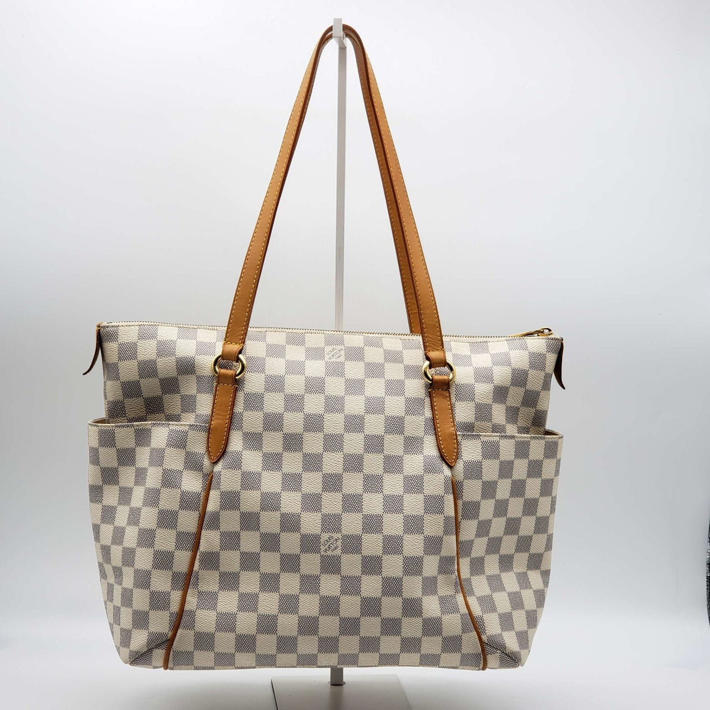 Louis Vuitton - Neverfull GM- Damier Azur Canvas - Rose Ballerine - Women - Handbag - Luxury
