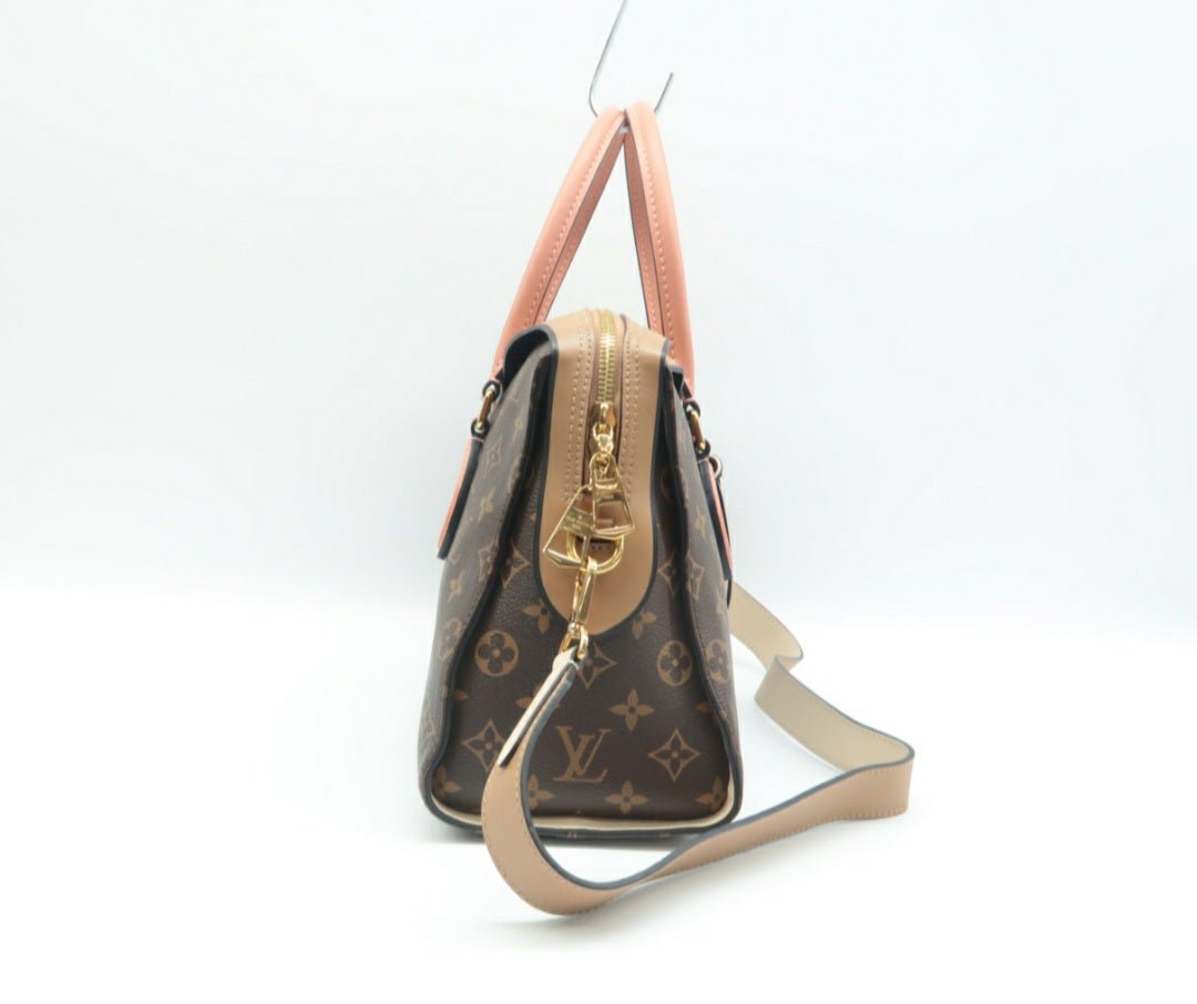 Louis Vuitton Tuileries Brown Monogram Satchel Bag - Luxury Cheaper