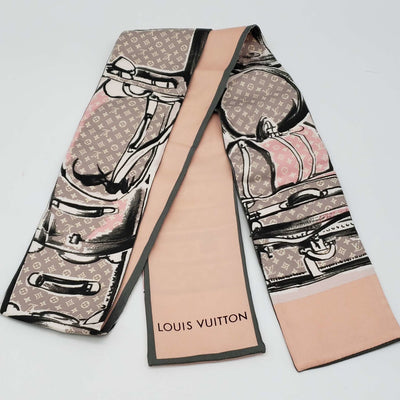 Louis Vuitton Twilly 100% Silk Scarf - Luxury Cheaper