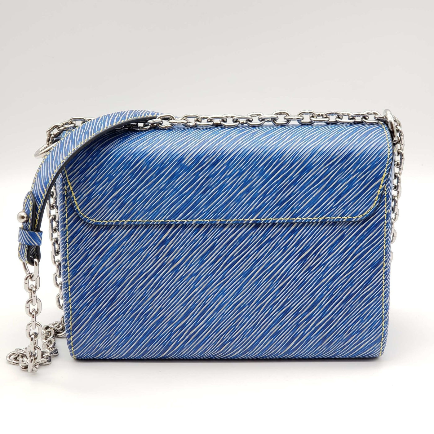 Louis Vuitton Twist Chain Wallet Epi Leather Blue