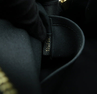 Louis Vuitton Vosges Black Monogram Leather Satchel Bag - Luxury Cheaper