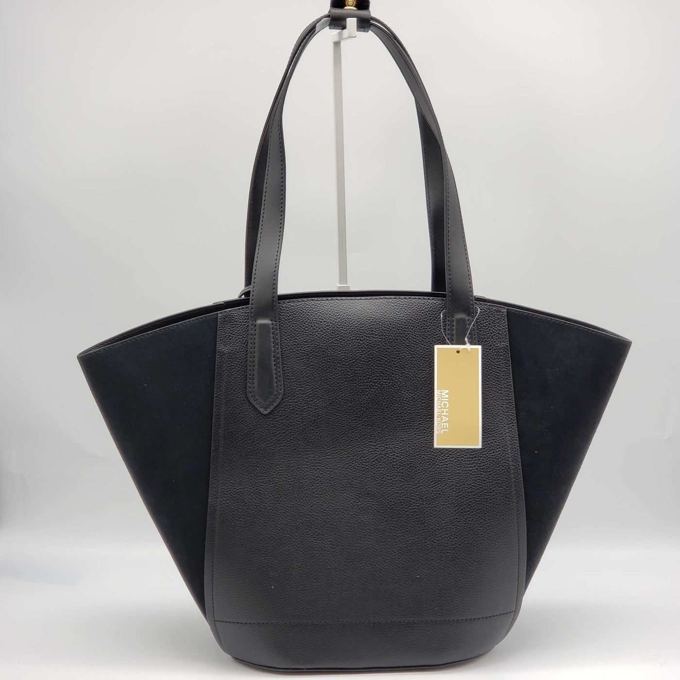 Michael Kors Portia Black Large Tote Bag - Luxury Cheaper