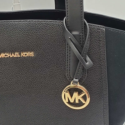 Michael Kors Portia Black Large Tote Bag - Luxury Cheaper