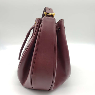 Must De Cartier Bordeaux Leather Shoulder Bag - Luxury Cheaper