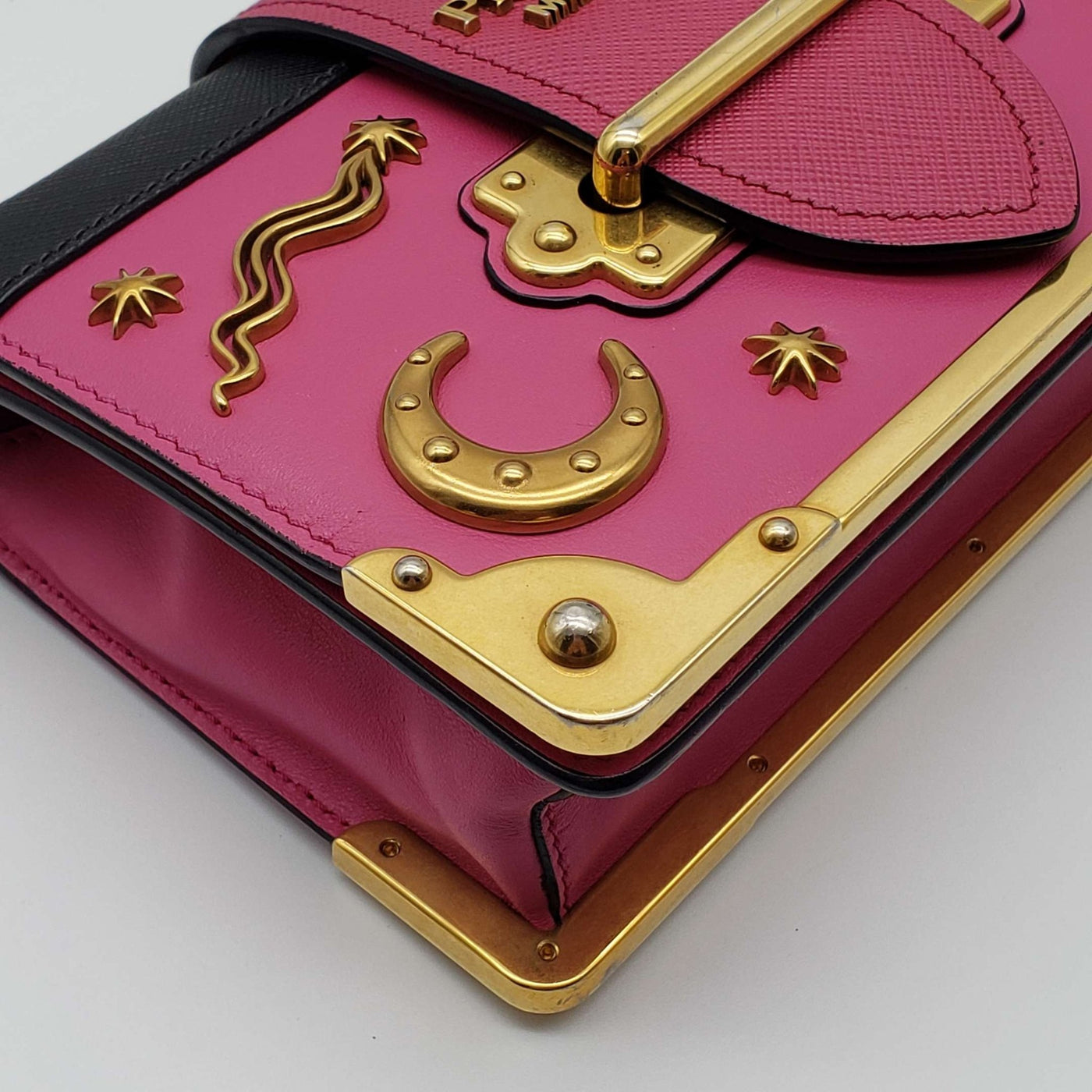 Prada Cahier Leather Shoulder Bag - Luxury Cheaper