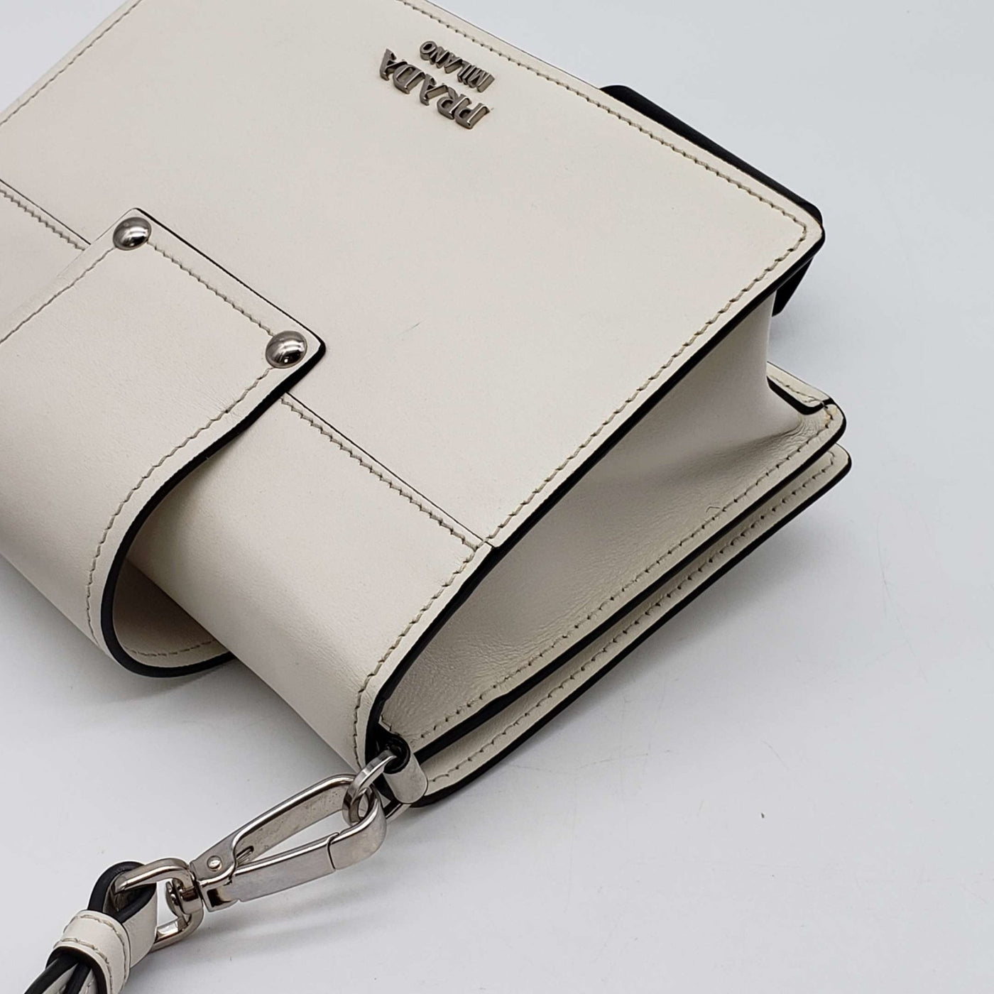 Prada Cahier White Shoulder and Crossbody Bag - Luxury Cheaper