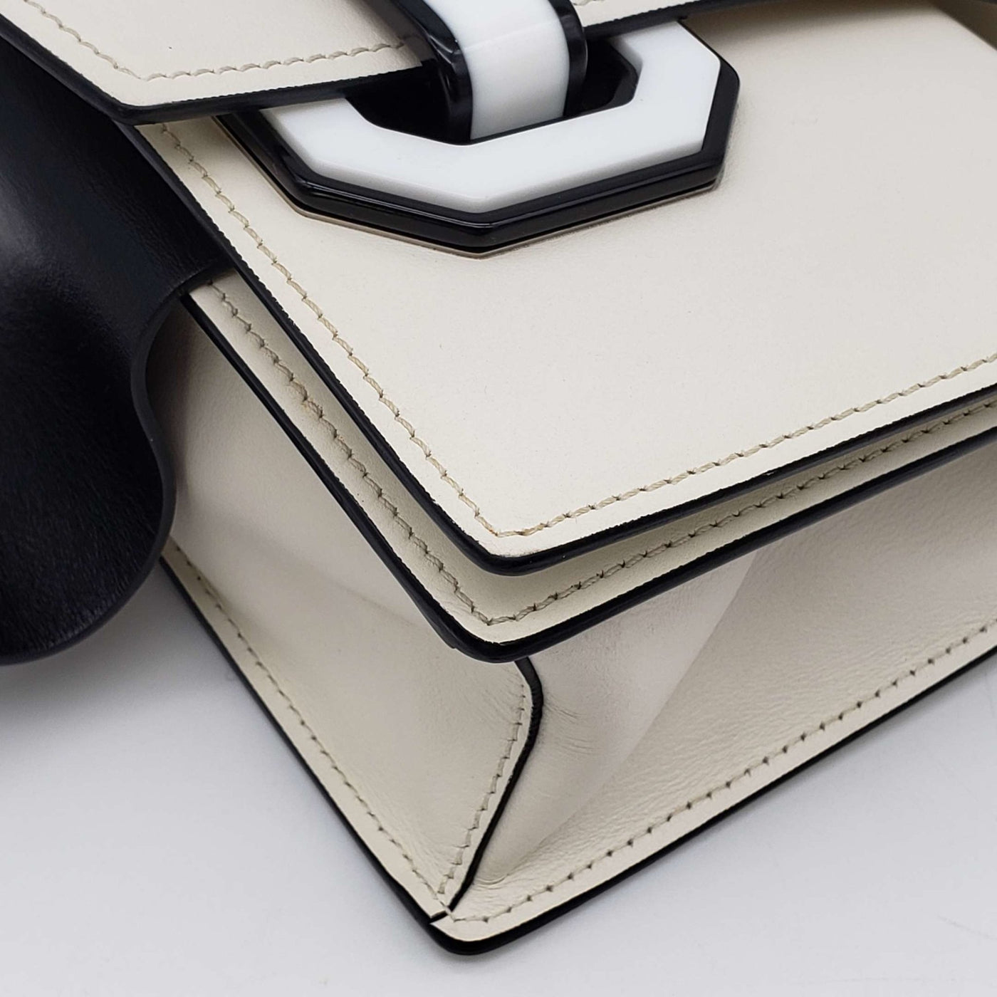 Prada Cahier White Shoulder and Crossbody Bag - Luxury Cheaper