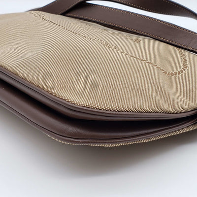 Prada Canvas and Leather Crossbody Bag - Luxury Cheaper