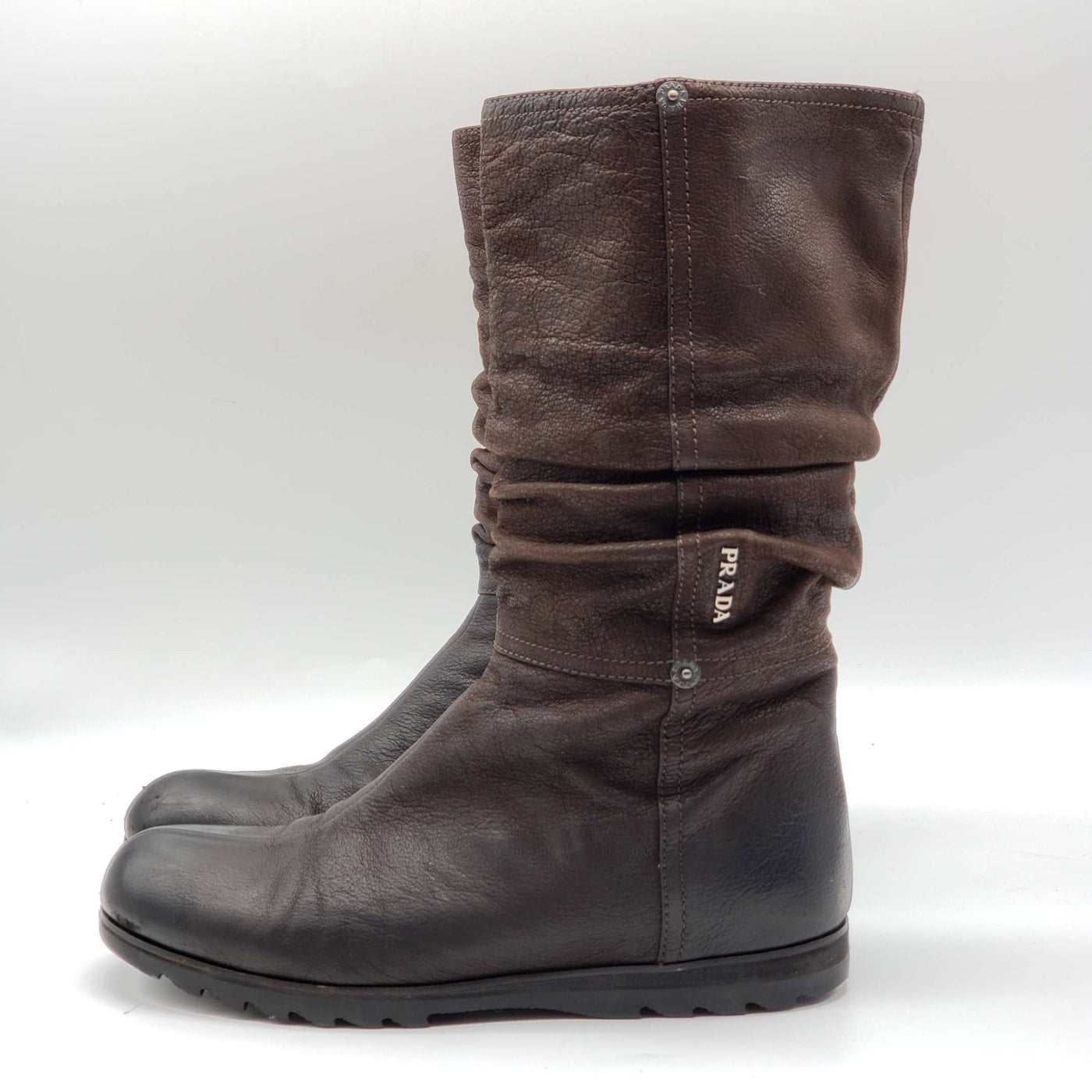 Prada Leather Boots - Luxury Cheaper