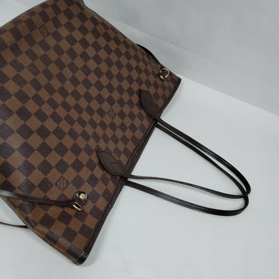 Louis Vuitton Neverfull MM Damier Ebene Tote Bag