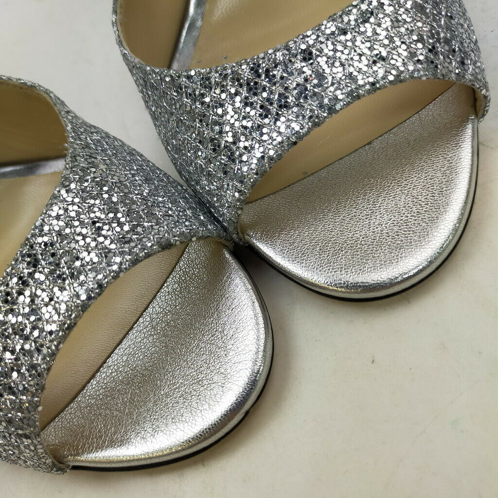 Jimmy Choo Sandals Women Silver Leather
