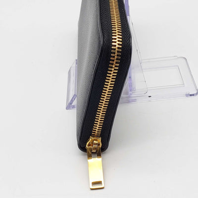 YSL Yves Saint Laurent Black Zippy Wallet - Luxury Cheaper